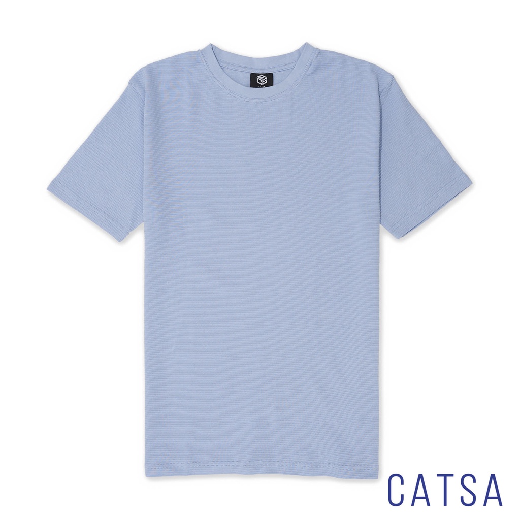 Áo thun nam cổ tròn CATSA vải thun cotton mặc thoải mái, thoáng mát, thấm hút mồ hôi ATN272 - ATN273 - ATN288