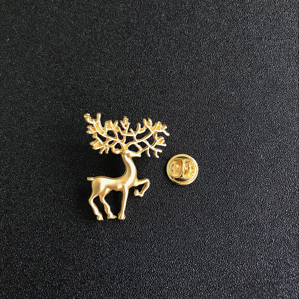 Trâm cài áo kim loại hình chú nai thời trang cho nữ