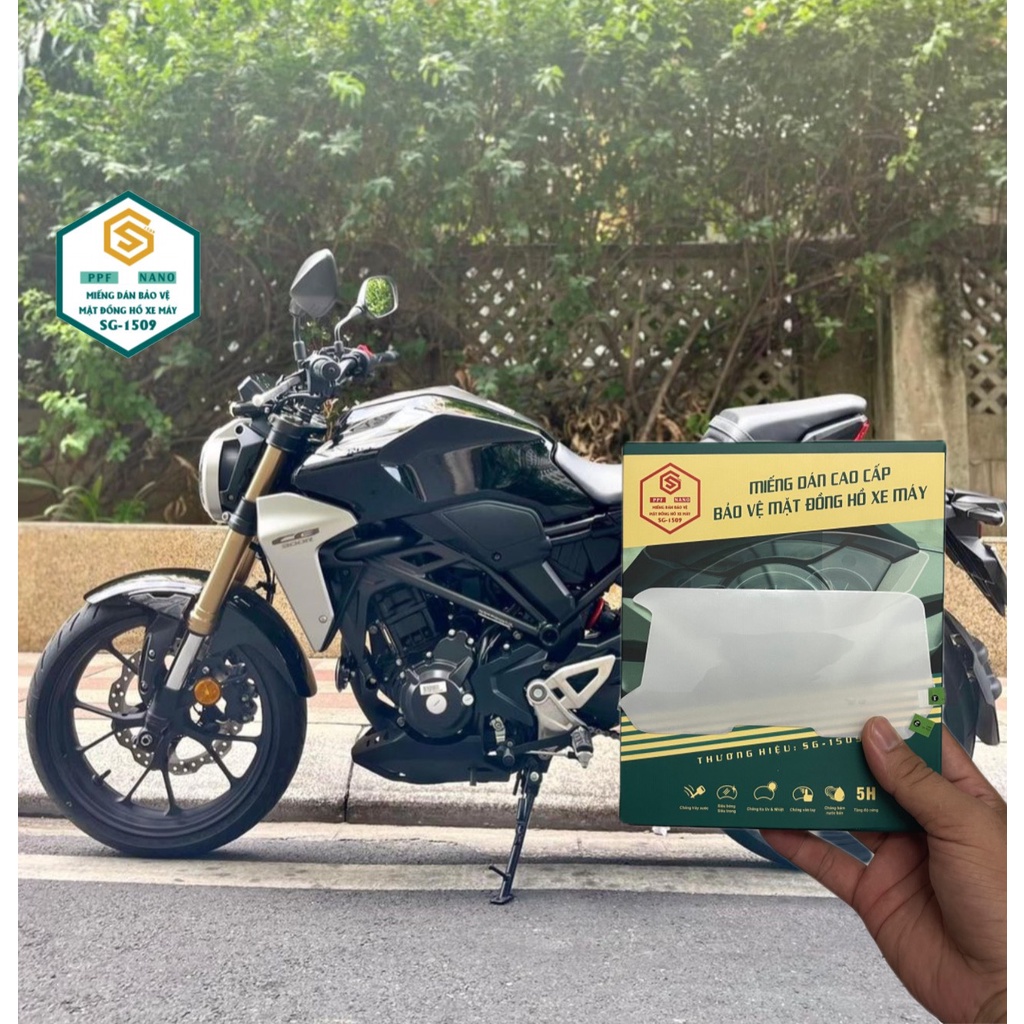 PPF CB300R, CB150R | Miếng dán  PPF bảo vệ mặt đồng hồ xe CB300R, CB150R CHỐNG TRẦY XƯỚC, BẢO VỆ TOÀN DIỆN