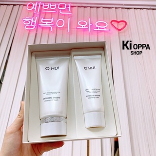 Set sữa rửa mặt dưỡng trắng da Ohui Extreme Bright Cleansing Foam Special Set