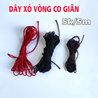Dây xâu vòng co giãn 1m kích thước 1mm, xây xỏ vòng phong thủy