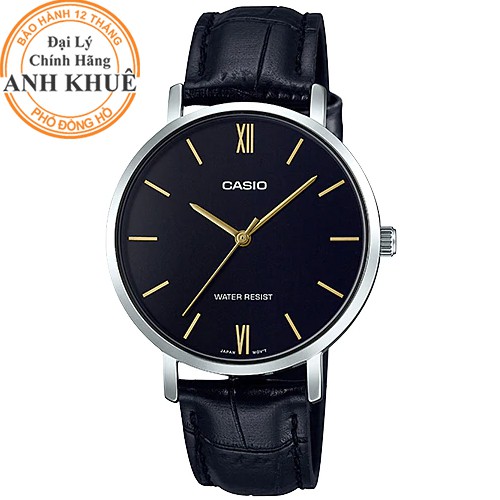 Đồng hồ nữ dây da Casio Anh Khuê LTP-VT01L-1BUDF