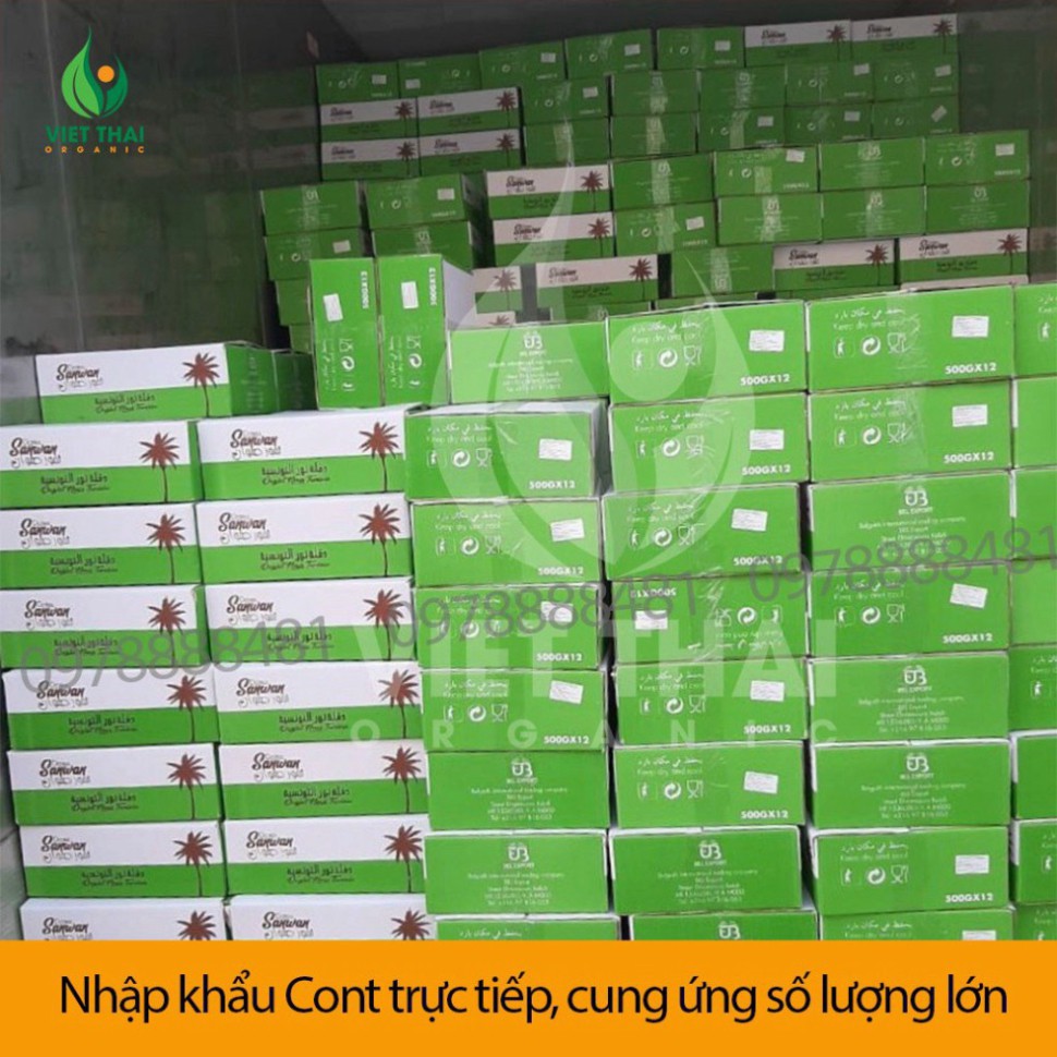 [ MẪU MỚI NHẤT ] [BÁN SỈ] CHÀ LÀ KHÔ NGUYÊN CÀNH SANWAN TUSNISIA HỘP 500G Dẻo Ngon Chuẩn