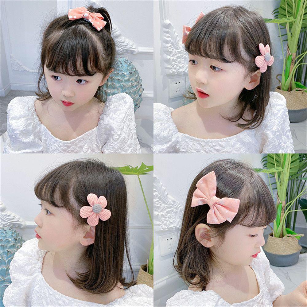 Bộ 8 Kẹp Tóc Nơ Xinh Xắn Cho Bé Gái