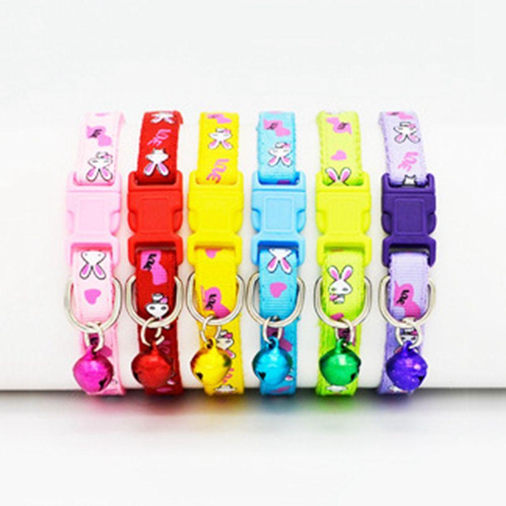 Vòng Cổ Polyester Có Khóa In Họa Tiết Hoạt Hình Có Thể Điều Chỉnh Cho Thú Cưng