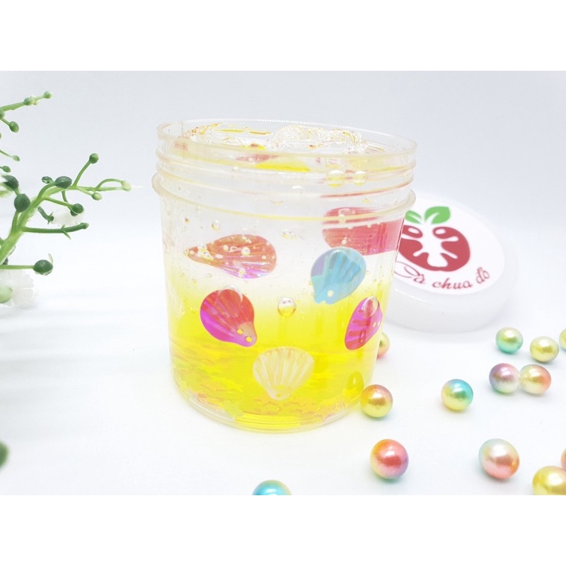 Clear slime siêu trong suốt