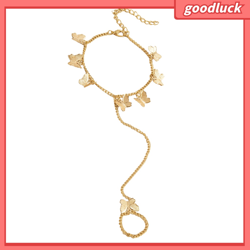 Vòng Tay Kết Hợp Nhẫn Bằng Thép Không Gỉ Hình Thú Retro Cho Nữ