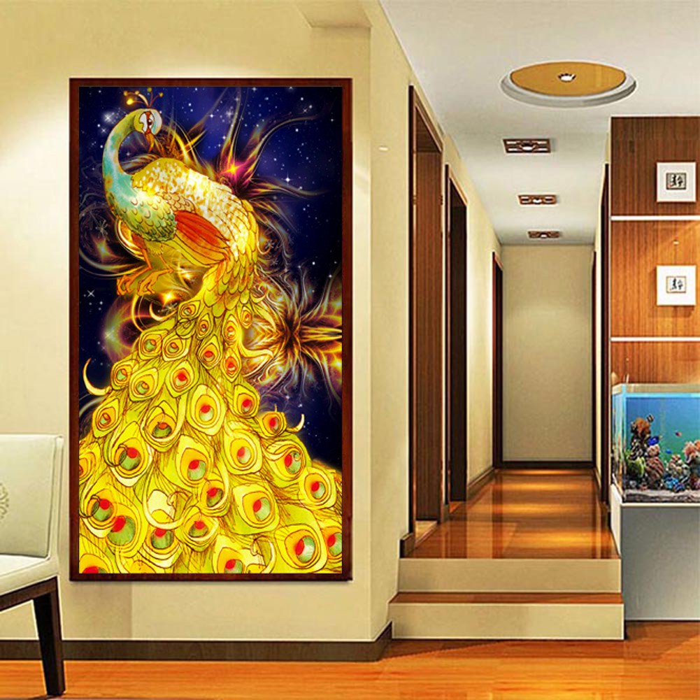 Bộ làm tranh đính đá hình phượng hoàng 5D | BigBuy360 - bigbuy360.vn