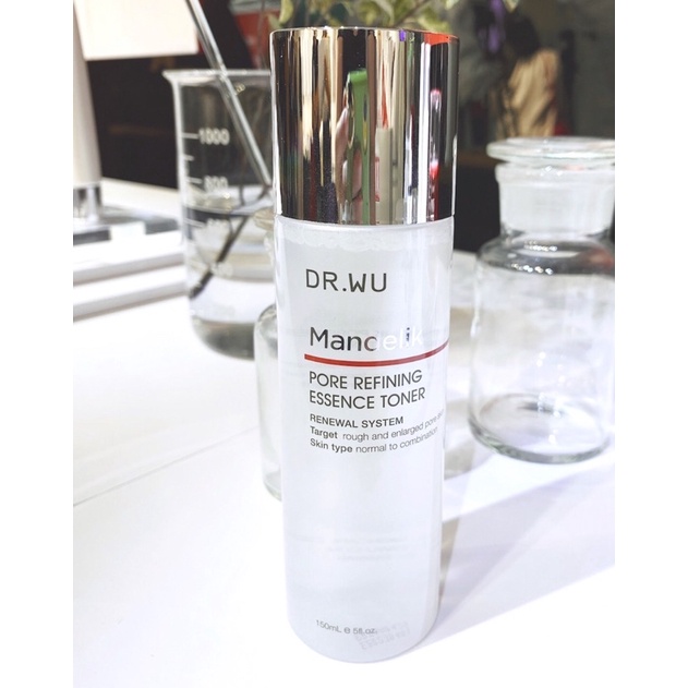 Dr.Wu Toner Mandelic Acid giúp làm sạch sâu, tái tạo da , se khít lỗ chân lông 150ml