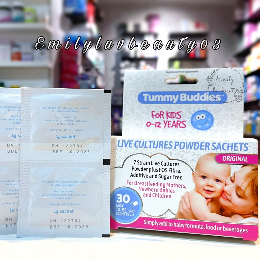 Men vi sinh Tummy Buddies Anh cho bé từ 0-12 tuổi ( hộp 30 gói)