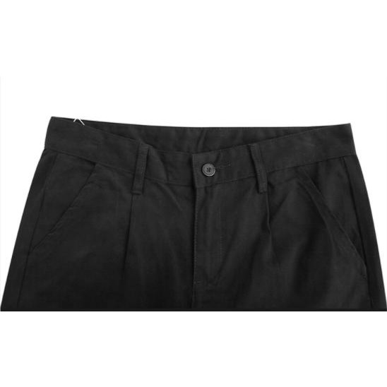 Quần âu kaki Nelly form rộng dáng suông basic