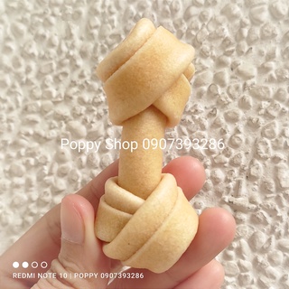 Combo 5 khúc xương da bò cho chó cưng gặm size mini 5-6 cm