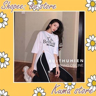 SET BỘ ÁO XẺ TÀ KIỂU DÁNG PHONG CÁCH VÀ QUẦN THUN SỌC NHỎ