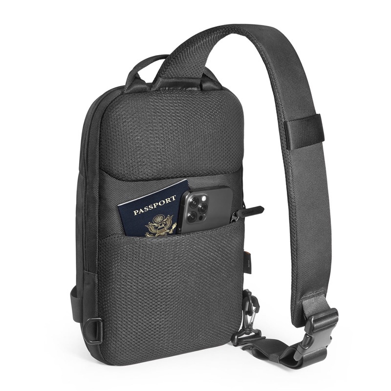 Túi Đeo Chéo TOMTOC Crossbody EDC Sling Bag 11inch-A54-Black- Hàng Chính Hãng