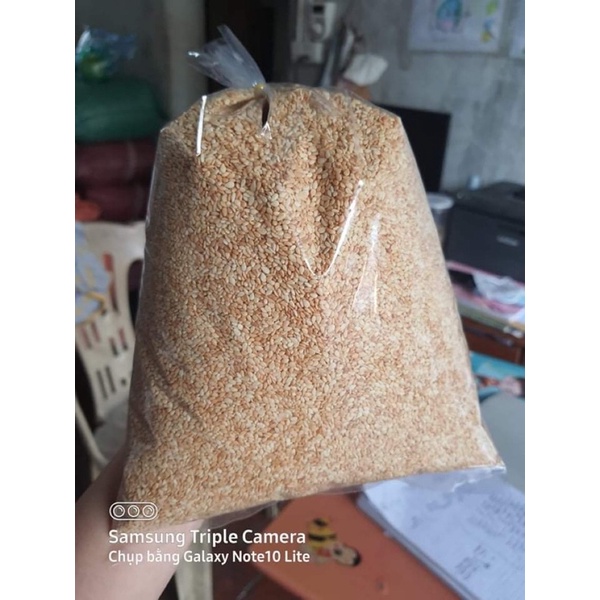 1kg vừng vàng rang sẵn làm bánh hoặc làm muối thơm ngon