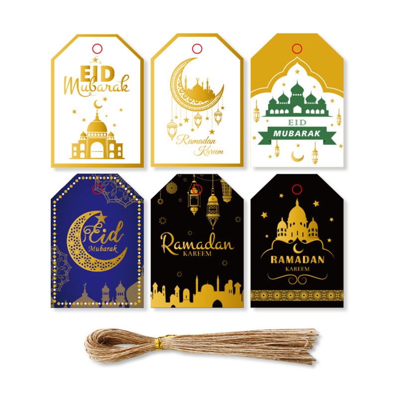 Set 48 Thẻ Giấy Khắc Chữ thank you Kèm Dây Treo Trang Trí Tiệc Cưới 1