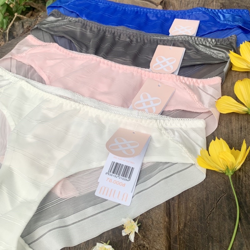 Quần lót nữ ren MILLA 811, chất vải cao cấp xuyên thấu gợi cảm thoáng mát
