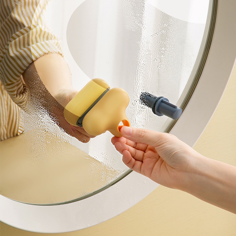 Bàn chải vệ sinh cửa kính thiết kế giác hút tiện lợi
