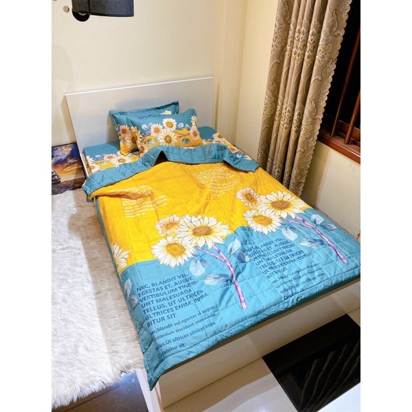 Chăn hè3 lớp cotton đũi poly mềm mịn mát 1m9x2m1 hoạ tiết sang trọng dùng cho mùa hè rất mát cotton thoáng khí mát lạnh