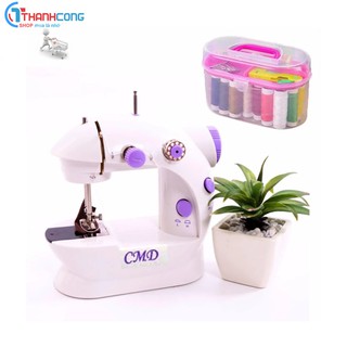 Máy may Mini gia đình tặng kèm 1 hộp kim chỉ 31 món