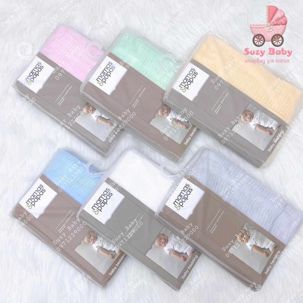 Chăn Lưới Sợi Tre MamaPapa Siêu Mềm Siêu Thoáng Mát