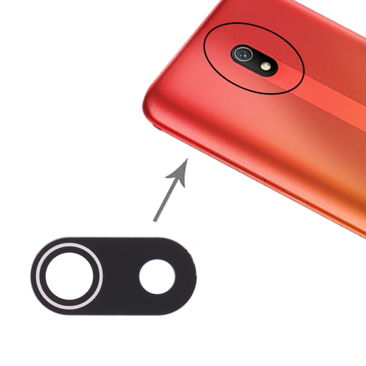 Mặt kính camera sau XIAOMI Redmi 8 dành để thay thế mặt kính camera trầy vỡ bể cũ linh kiện điện thoại thay thế