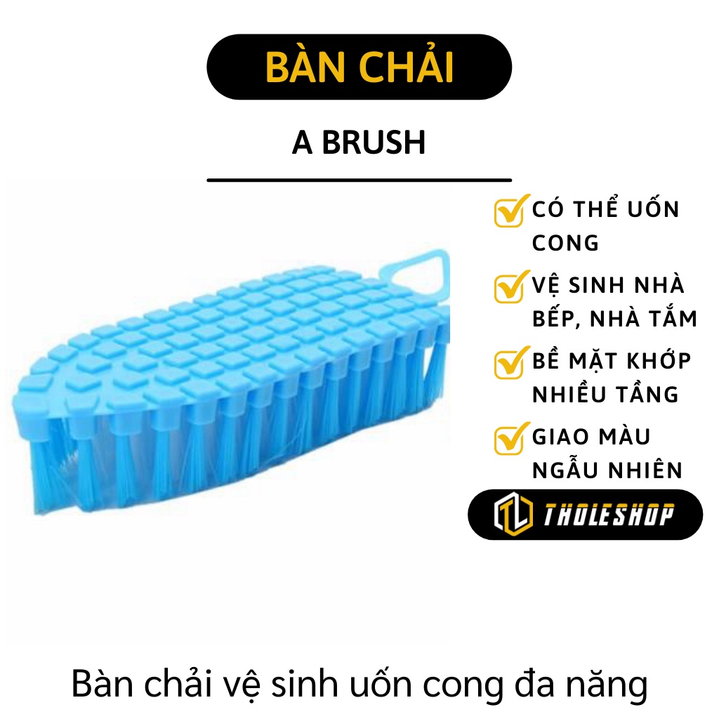 Bàn Chải Chà Sàn - Cọ Vệ Sinh Nhà Bếp, Nhà Tắm, Bồn Rửa Chén Có Thể Uốn Cong Siêu Tiện Lợi 3196