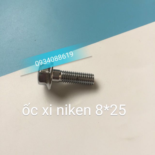 Ốc bắt quai nắm SH. Ốc bắt phuộc heo dầu Ya.xi niken 8*25