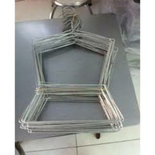 Combo 10 móc Nhôm Dày 2 Tầng Treo Váy - Quần Áo cho bé