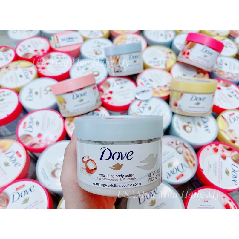 Tẩy da chết Dove 298g