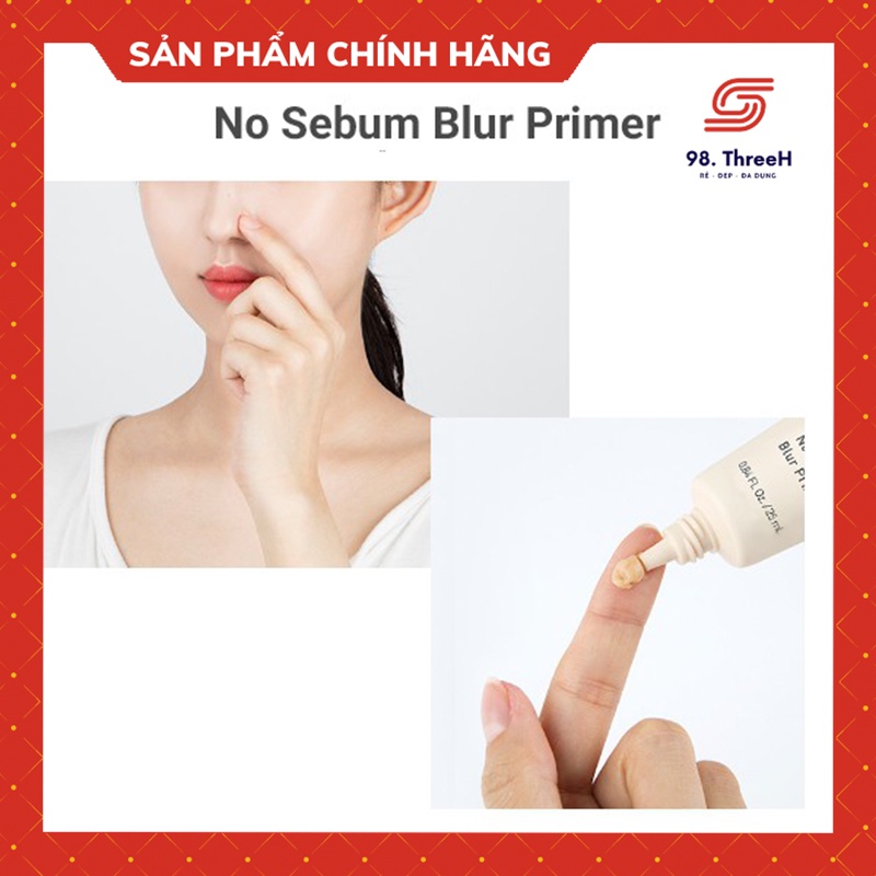 Kem lót kiềm dầu làm mịn innisfree No Sebum Blur Primer 25ml -98.ThreeH Cosmetic | BigBuy360 - bigbuy360.vn