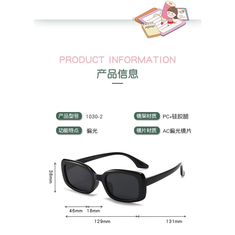 Kính Mát Phân Cực Chống Tia UV400 Bằng Silicone Cho Bé