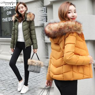 Áo phao dáng ngắn có mũ