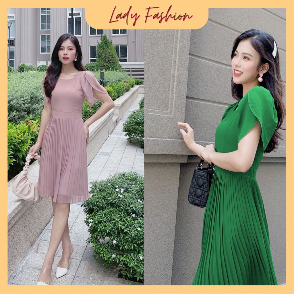 Đầm xòe dập li sang trọng MS0601D