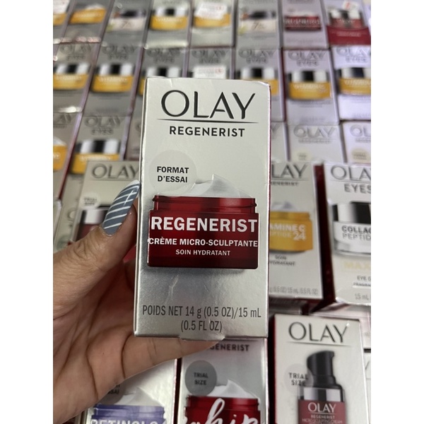 Kem olay Mỹ  dưỡng ẩm chống lão hóa mini xài thử 15g