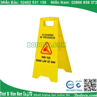 Biển báo đang làm vệ sinh