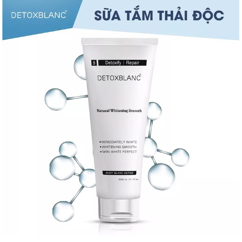 (Mẫu mới) SỮA TẮM THẢI ĐỘC TRẮNG DA DETOX BLANC - BODY BLANC BATH DETOX