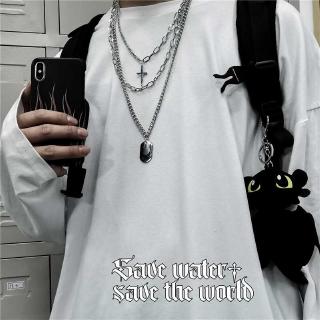 Vòng cổ dáng dài phong cách hip hop thời trang cho nam và nữ