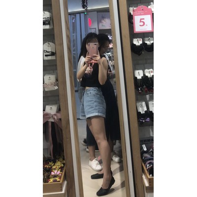 quần short ulzzang quần nữ đẹp short jean jeans soóc bò kiểu dáng hàn quốc cạp lưng cao | BigBuy360 - bigbuy360.vn