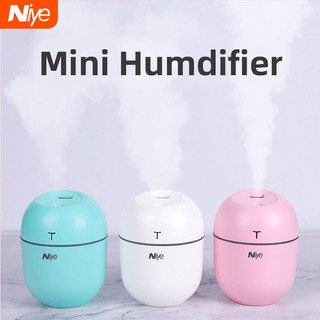 Máy phun sương tạo độ ẩm không khí Niye có đèn LED USB cho xe hơi