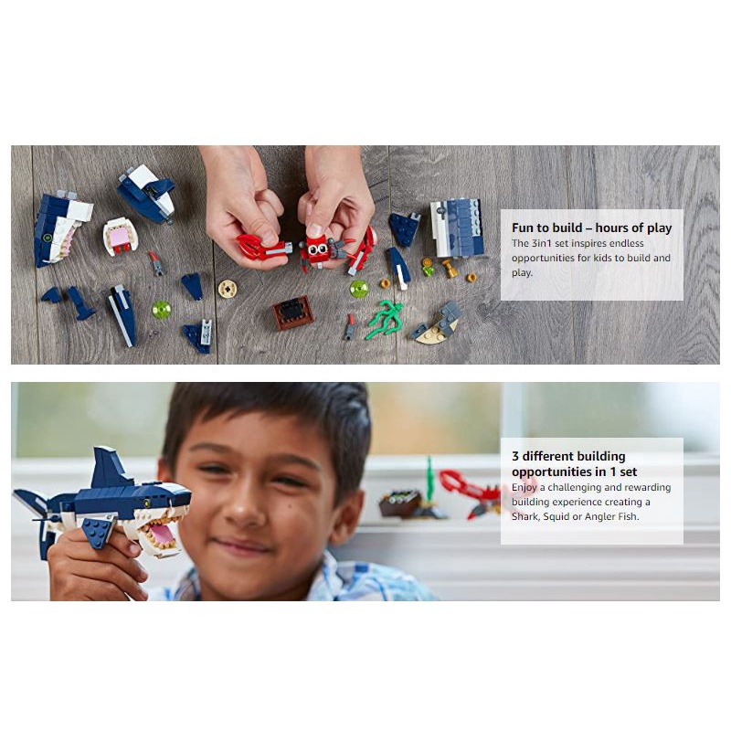 Đồ chơi LEGO Sinh vật biển sâu