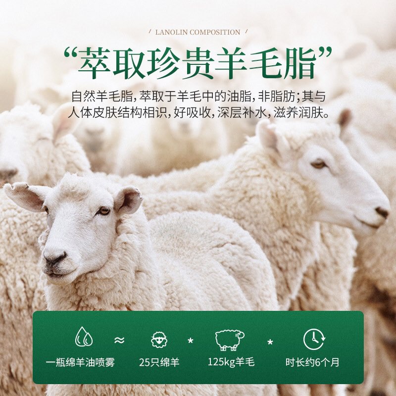 Xịt Khoáng Mỡ Cừu Sheep Oil Chống Khô Da Lão Hóa Tạo Đàn Hồi