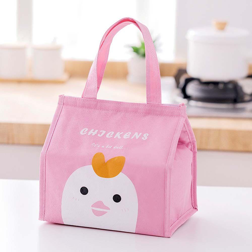 Túi Vải Canvas Cách Nhiệt Đựng Thức Ăn Cho Bé