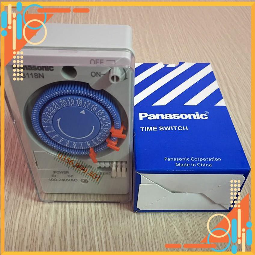 Rơ le thời gian thực - đồng hồ hẹn giờ - Timer hẹn giờ Panasonic TB118N TB118