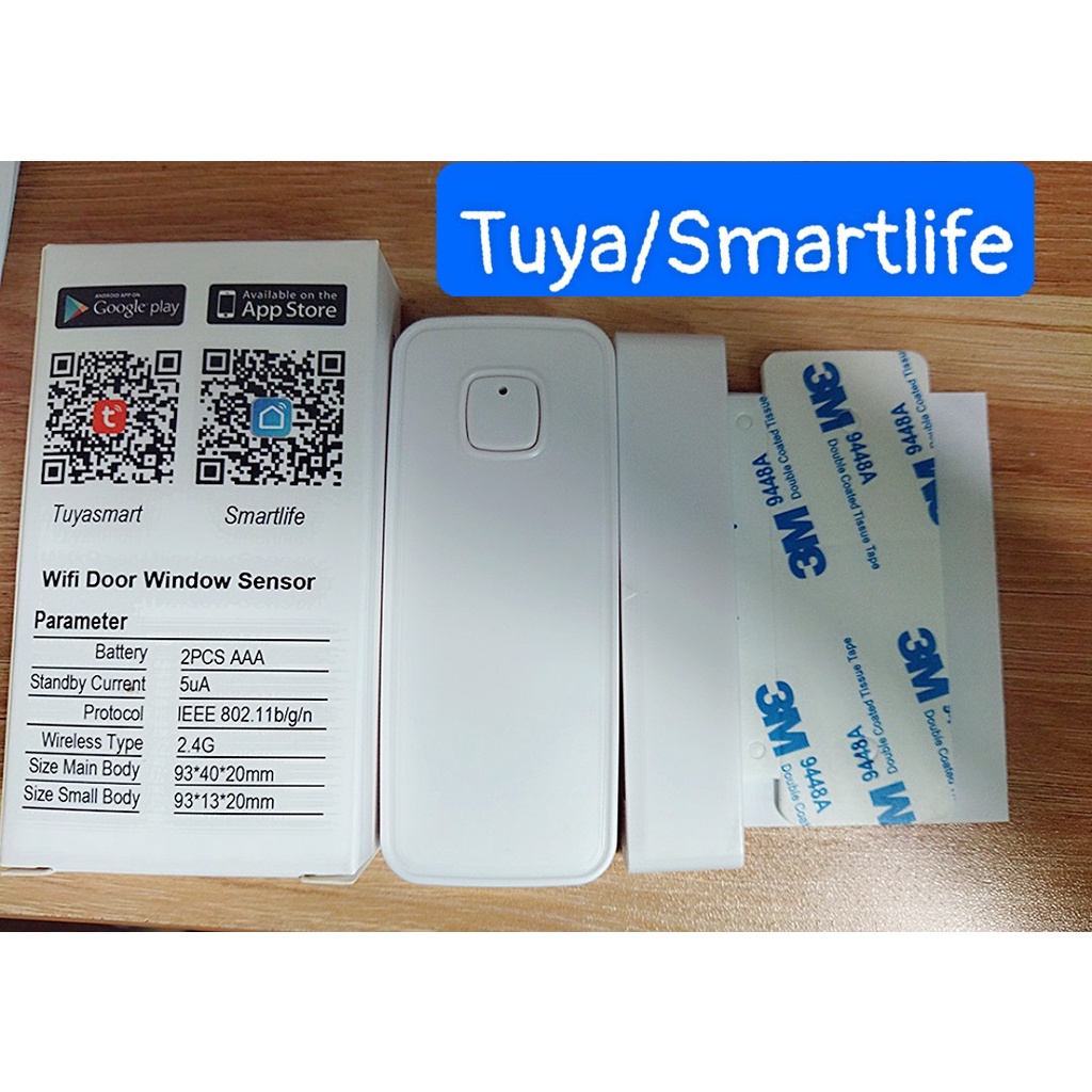 Cảm Biến Cửa WiFi APP Tuya Smart/Smartlife Thiết bị phát hiện Mở/ Đóng Mẫu 2