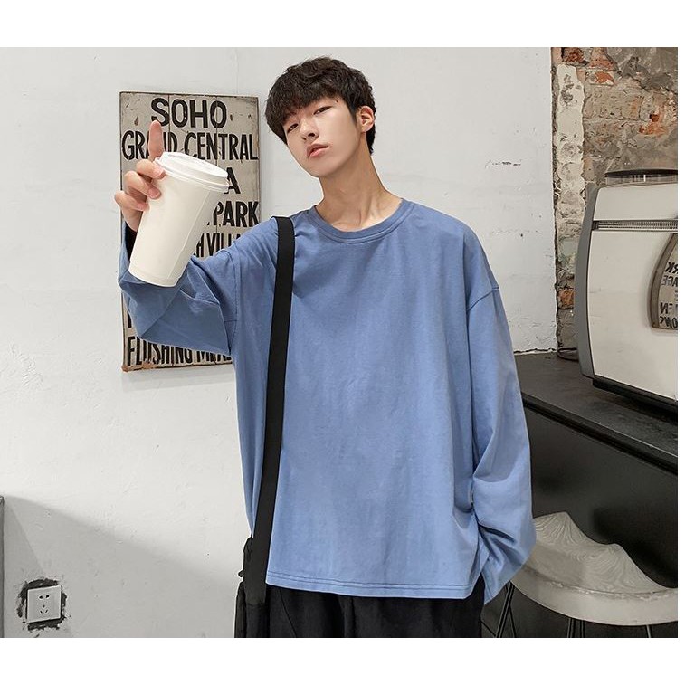 Áo Sweater Thun Dài Tay Unisex Phôm Rộng Nhiều Màu ATPR01 | BigBuy360 - bigbuy360.vn