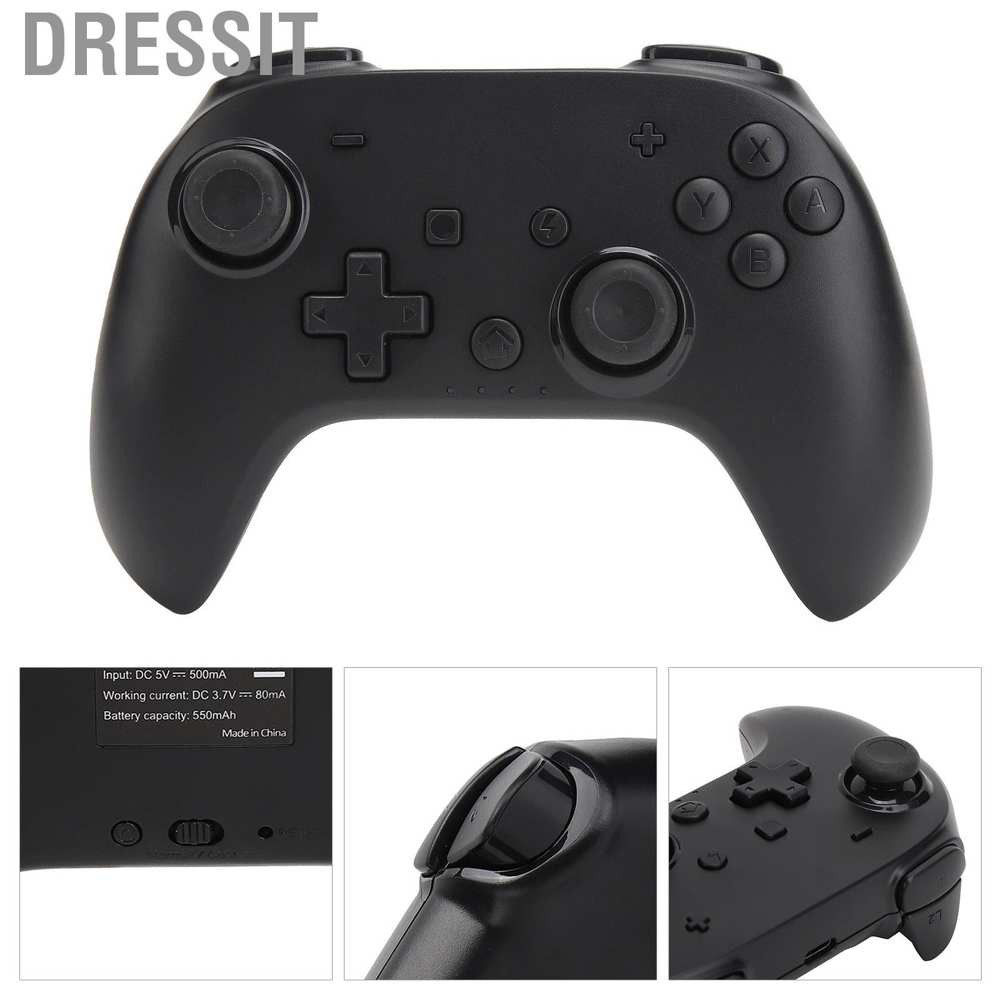 Dressit S600 Bluetooth Game Controller Wireless Gamepad Fit for Switch Pro Android/IOS/PC