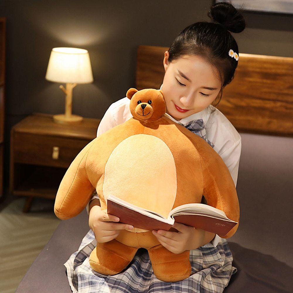 LILYES Thú Nhồi Bông Hình Gấu / Voi / Sư Tử Đầu Nhỏ Mềm Chất Lượng Cao Trang Trí Tiệc Cưới / Sinh Nhật