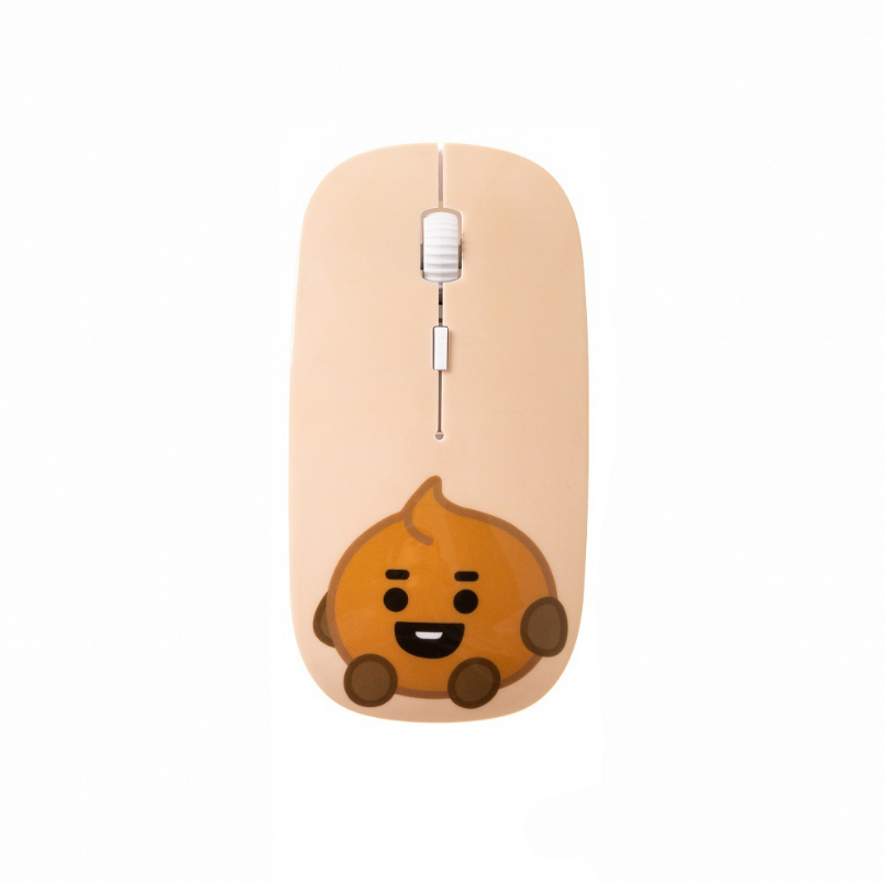 Chuột Bluetooth không dây họa tiết nhân vật Bts Bt21
