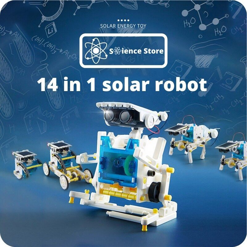 Bộ lắp ráp Robot năng lượng mặt trời 14 in 1 (Solar Robot Education Kit)